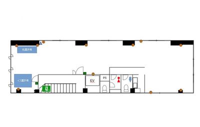 【リロの会議室】ForumS　佐野ビル 【リロの会議室】6階イベントスペースの間取り図
