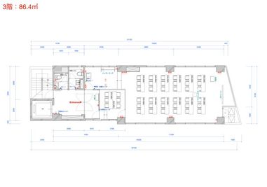 TIME SHARING 新富町 grandir ginza east 3F_図面 - TS 新富町 grandir ginza east 3Fの間取り図