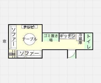 Daisy Side 上野 4F Space Side (4F)の間取り図