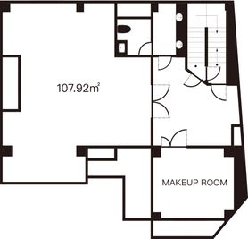 Studio Rosarium 2F「シュヴァルツヴァルトの獣」の間取り図
