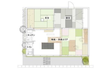 和室空間 晴成れ -HANARE-の間取り図