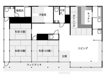 見取り図 - 平泉倶楽部 多目的スペースの間取り図