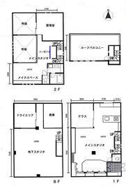 スタジオカサブランカ メインスタジオ　ムービー撮影での使用の間取り図