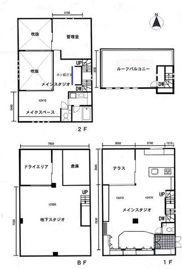 地下スタジオ　スチール撮影での使用 - スタジオカサブランカ