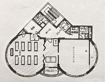 スタジオエール 貸会議室の間取り図