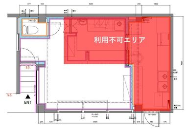 カフェ製造エリアには立ち入り不可となります。また店主が作業している場合があります。 - R.smileカフェ内レンタルスペース R.smileカフェ内イベントスペースの間取り図