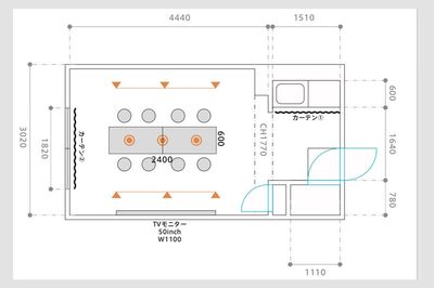 レンタルスペース　Pitto（池袋） 泰共フラットビル　311号室の間取り図