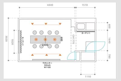 レンタルスペース　Pitto（池袋） 泰共フラットビル　311号室の間取り図