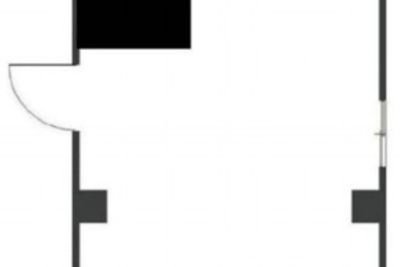 カリクラシ 西田ビル４F 広いベランダの多目的スペース！【西田ビル４F】の間取り図