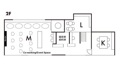 合間 / FEAT.space 小諸 Room L（2階）の間取り図
