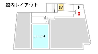 名駅セミナーオフィス（Ｃ） ルームＣの間取り図