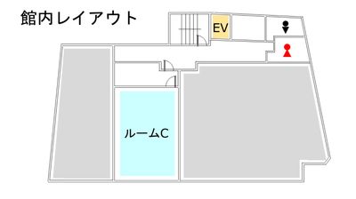 名駅セミナーオフィス（Ｃ） ルームＣの間取り図