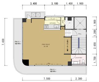 湘南ＭＫホール 多目的レンタルルームの間取り図