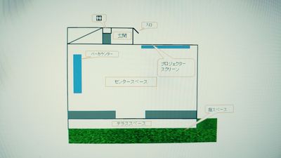 studio アダマス 多目的スペースの間取り図
