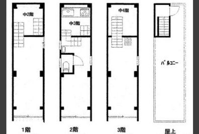 Korean house studio ✨都内唯一韓国HOUSEスタジオ1棟✨の間取り図