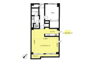 表参道キッチンアンドカルチャーの間取り図