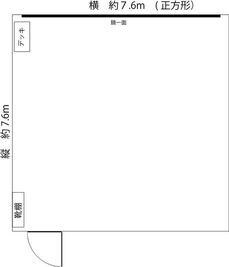 ビルズダンススタジオの間取り図