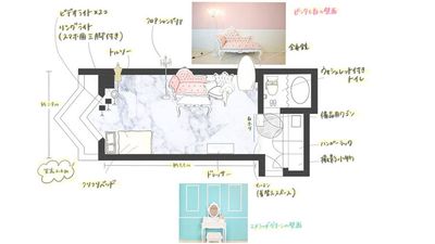 栄マンション フォトスタジオ栄の間取り図