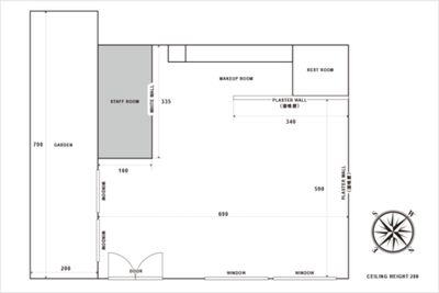 STUDIO67 Enzo 撮影スタジオ・レンタルスペースの間取り図