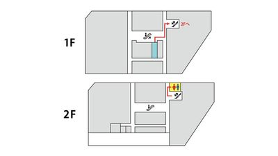 フロアマップ - 【ワークブース茨木市駅前】 ワークブース茨木市駅前No.1の間取り図