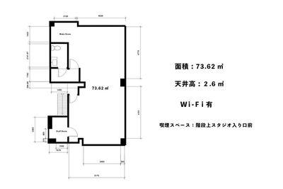 ËNN. Studio and Galleryの間取り図