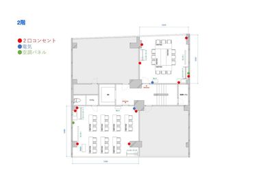 TIME SHARING 日本橋千代田会館 2Aの間取り図