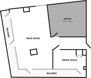 間取り図 - Space et cetera 大須店 「Space et cetera(スペースエトセトラ」の間取り図