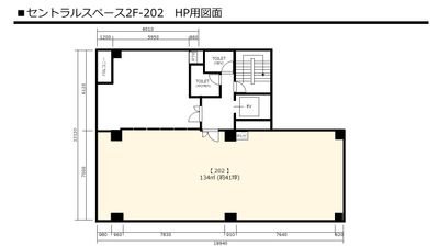 BPセントラルスペース南船場 cs2F-202の間取り図