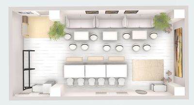 トイレ、キッチンは同フロアの共用部にございます。 - ハイスペ　新大阪カルム 〈ハイスペ 新大阪カルム〉【定員タイプC】の間取り図