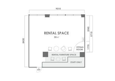 studio akiの間取り図