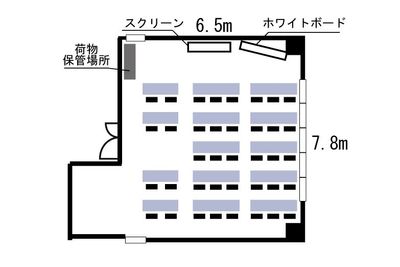 SMG/ 四ツ橋・近商ビル 10階B室の間取り図