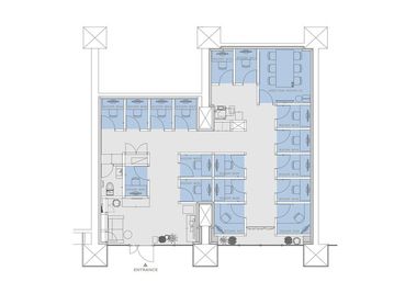 H¹T武蔵浦和 ROOM X 01の間取り図