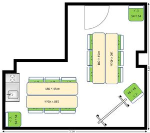 水道橋Ⅱ（稲葉ビル） INB-301の間取り図