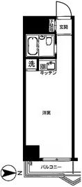 格安　レンタルオフィス 歌舞伎町近く、好立地格安スペースの間取り図