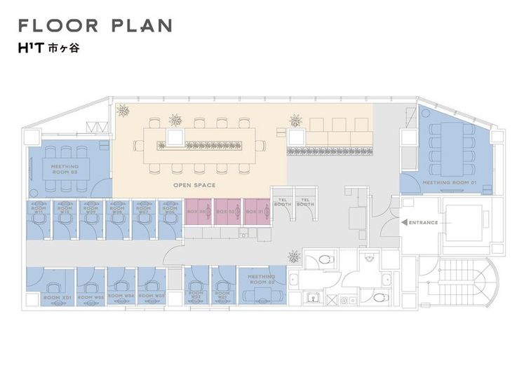 BOX 03(1名) - H¹T市ヶ谷（サテライト型シェアオフィス）