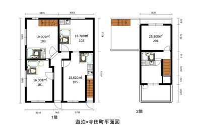 遊泊寺田町レンタルスペース 遊泊寺田町多目的スペースの間取り図