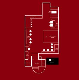 間取り図 - JetGクラブ＆バー赤坂 レンタルスペースの間取り図