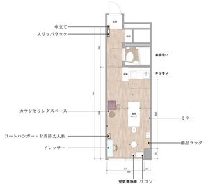 リラクサロンmahalo 池袋 池袋東口徒歩4分のレンタルサロンの間取り図