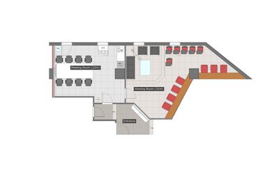 TGIマーケティング TGI会議室　クラシックルームの間取り図