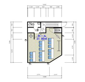 ブルースペース上野御徒町 貸し会議室の間取り図