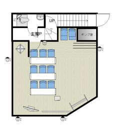 ブルースペース上野御徒町 貸し会議室の間取り図