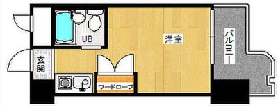 JK Room ビブレ西小倉B館 【角部屋】お家デート💑アクセントウォール🛋地上波📺️３０１の間取り図