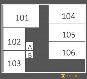 【閉店】TIME SHARING 秋葉原ISM 105の間取り図