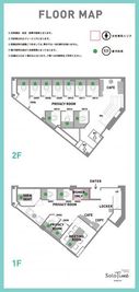 SoloTime 大井町 ROOM OK10（1名用完全個室）の間取り図