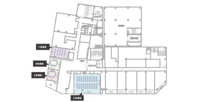 横浜セネックス 大会議室の間取り図