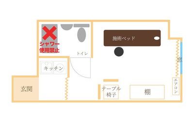 馬喰町Pieris間取り図 - レンタルサロンピエリス馬喰町の間取り図