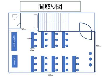 間取り図 - KS8 神田会議室 神田駅から徒歩2分!最大30名/会議室/セミナー/研修/懇親会等の間取り図