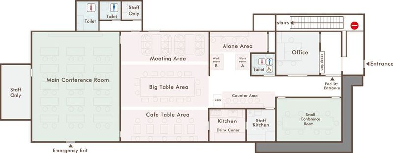 コワーキングスペース　ドロップイン - J-スイッチ