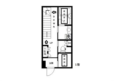 COCODE笹塚 【B号室】テレワークにオススメの間取り図