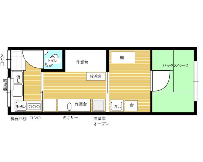 菓子製造業許可　キッチン - 菓子製造キッチンbunka 堺